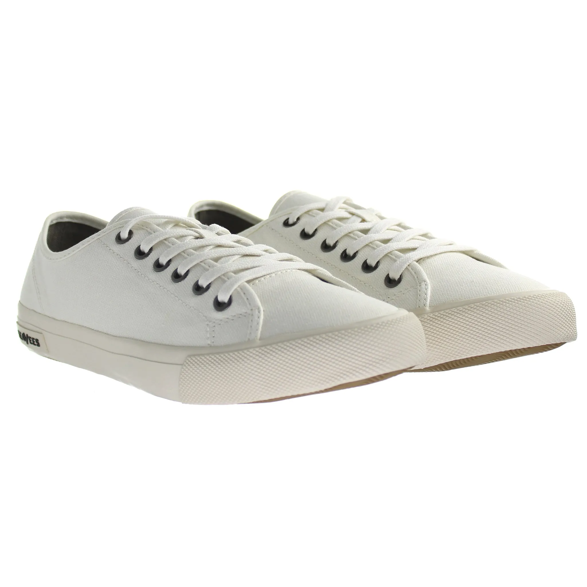 Seavees Monterey Sneaker Standard Mens White Plimsolls