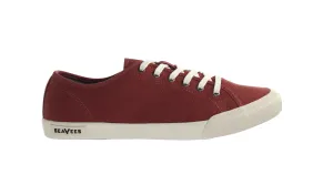 Seavees Monterey Standard Womens Red Plimsolls