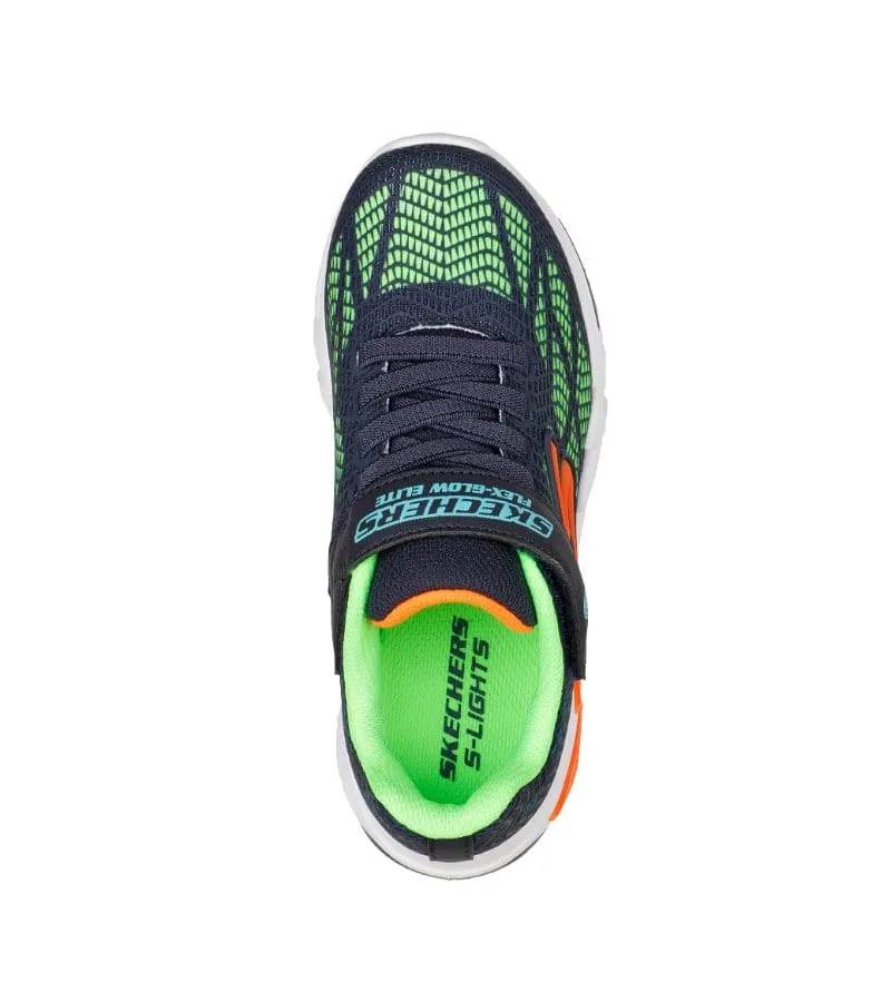 Skechers Boys Light Up Flex Glow Elite Runner Vorlo 400137L