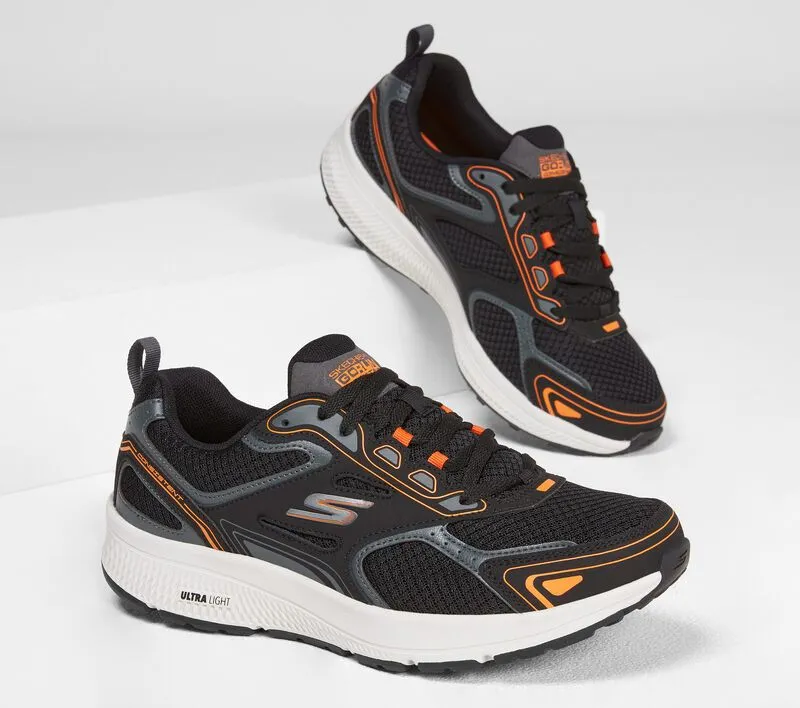 Skechers Men GOrun Consistent 220034 (Black/Orange)