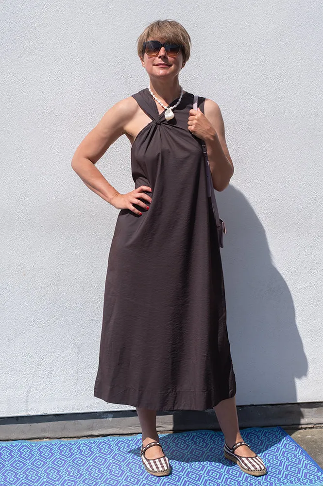 Soeur Emna Dark Brown Dress