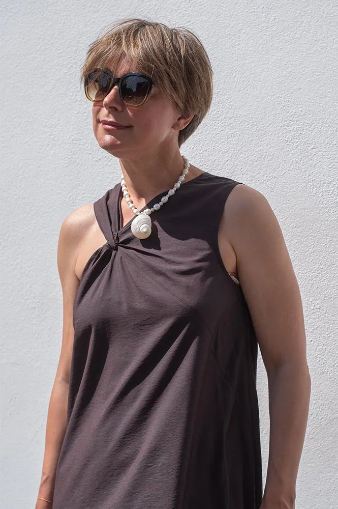 Soeur Emna Dark Brown Dress