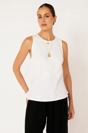 Sofia Tank | Off White | Linen Viscose