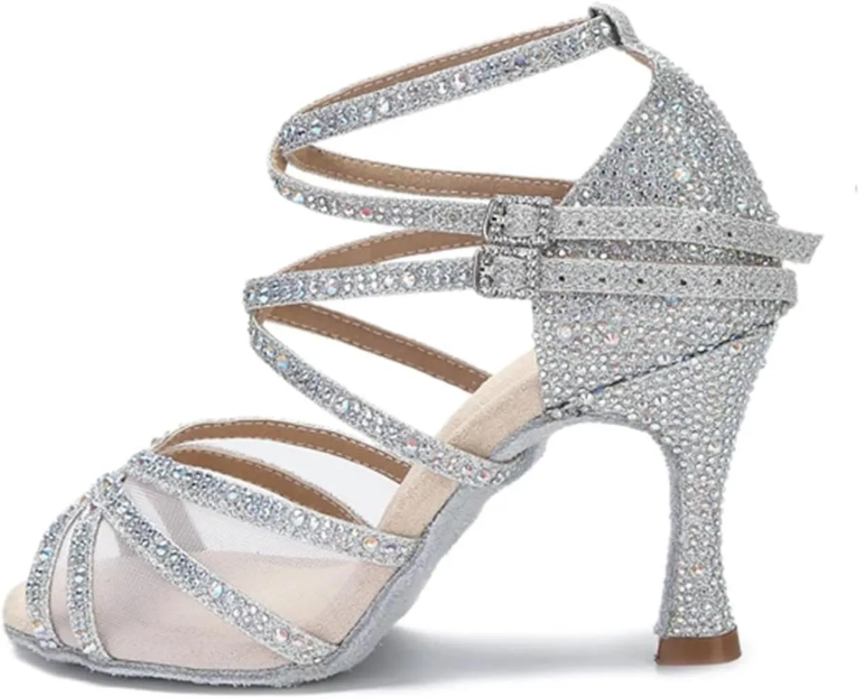 Soft Heel Ballroom Shoes - Party/Wedding Dance Sandals (9CM/3.54")
