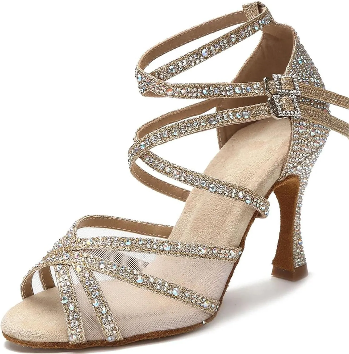 Soft Heel Ballroom Shoes - Party/Wedding Dance Sandals (9CM/3.54")