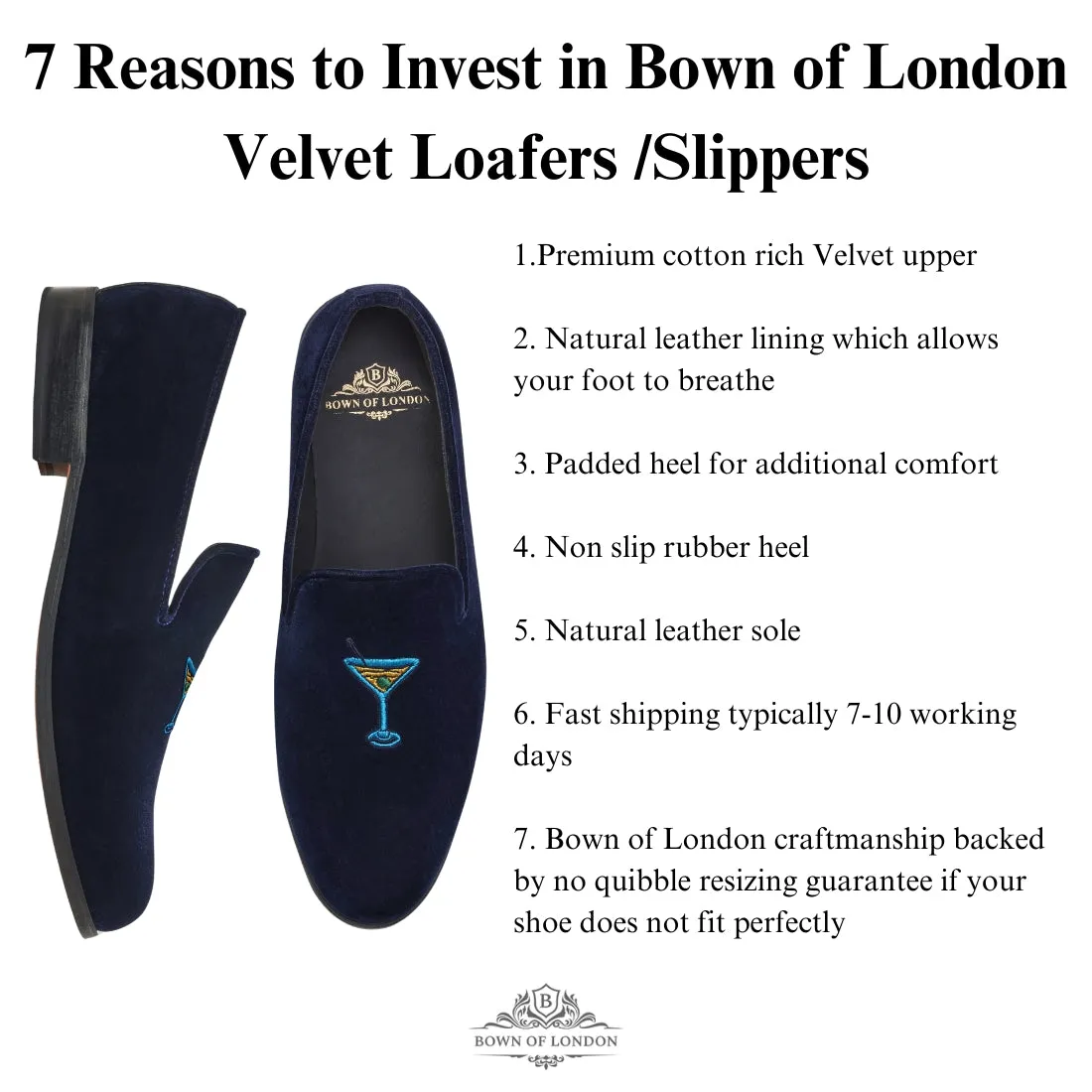 Velvet Loafer/Slipper Shoe - Fleur