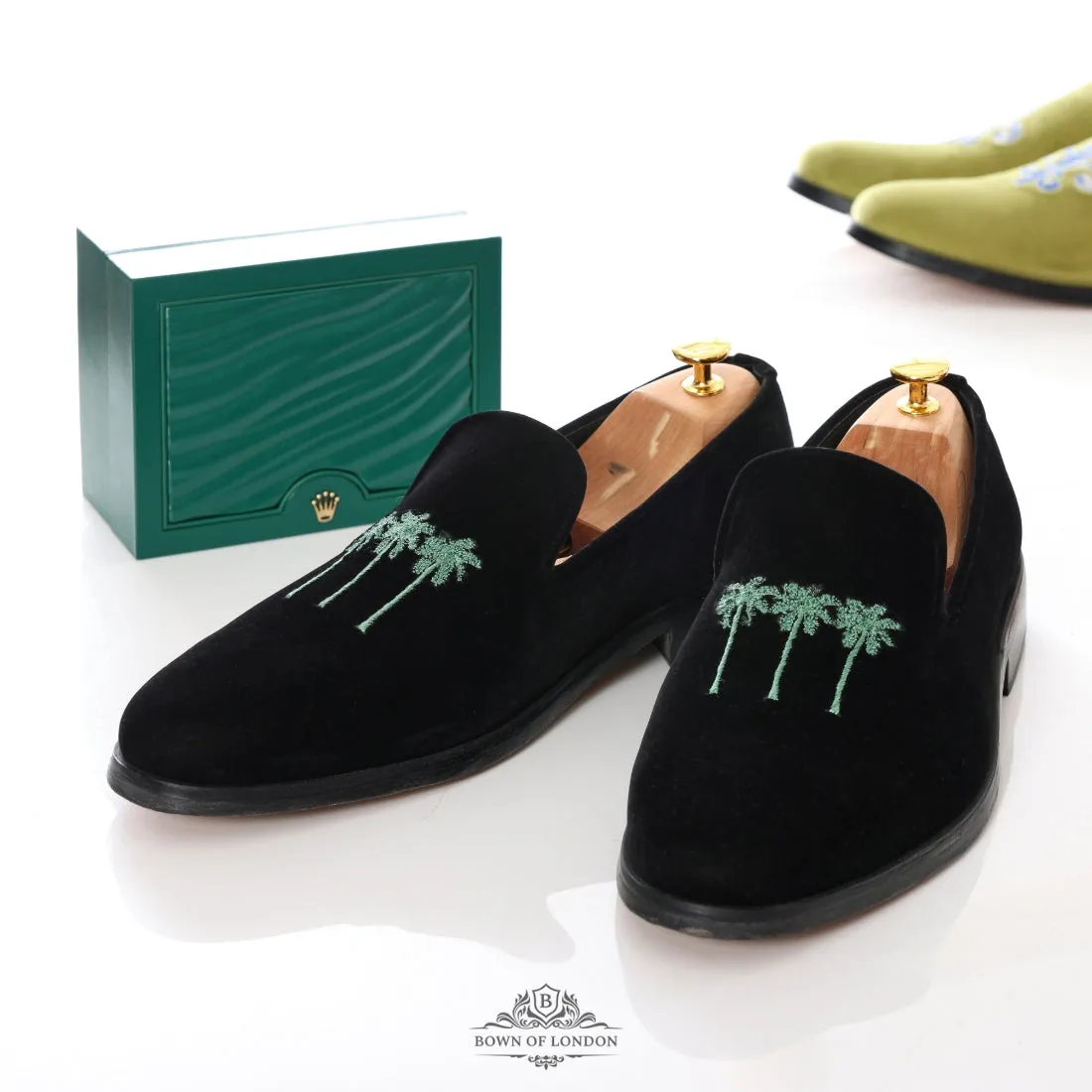 Velvet Loafer/Slipper Shoe - Martini Time