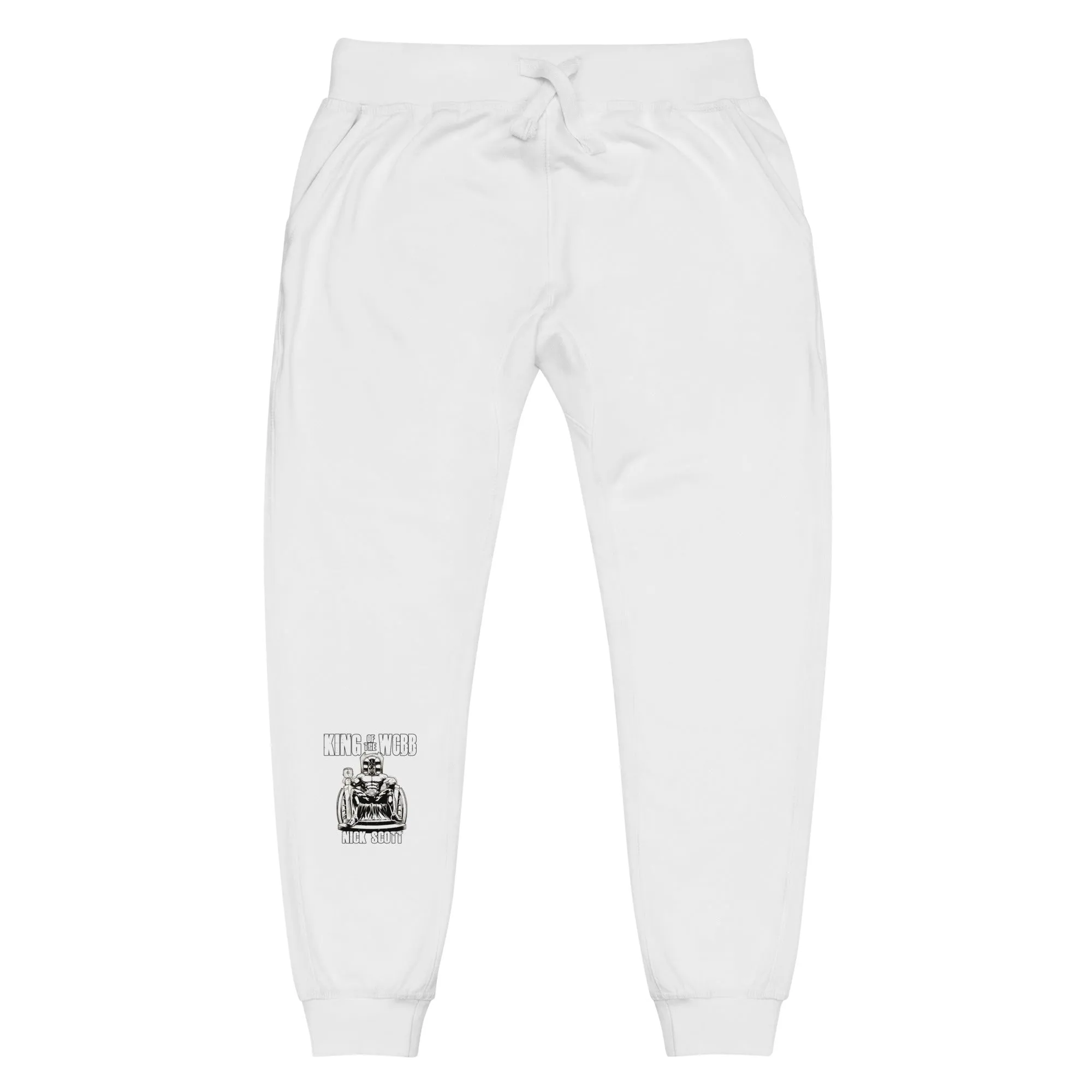 WCBB Design KING of the WCBB (White) Sweatpants