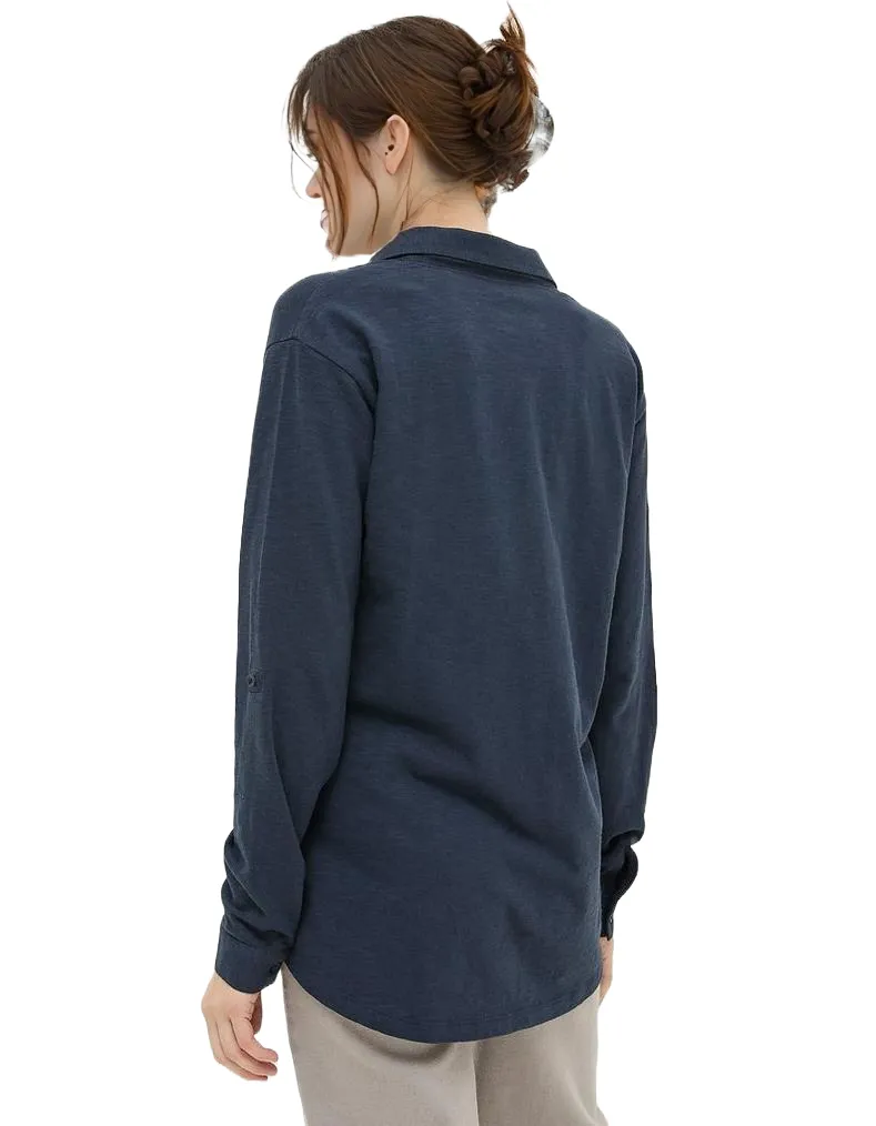 Women's Paige Jersey Shirt in Navy