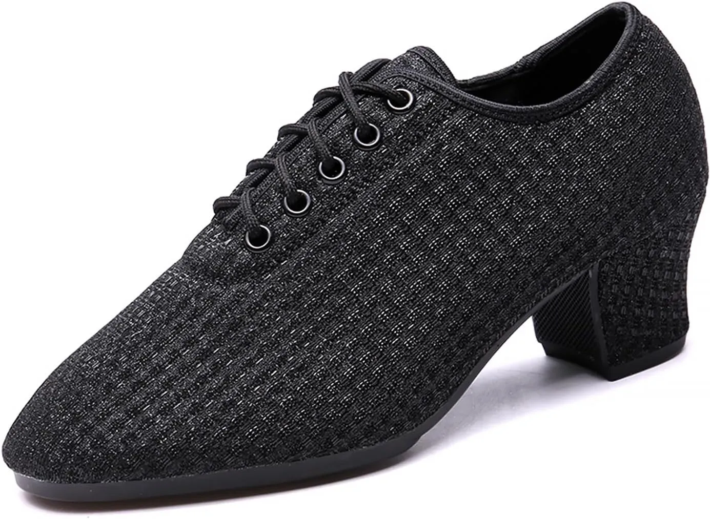 YKXLM Closed Toe Ballroom Dance Shoes Gliter Shoes for Dancing Practice,306